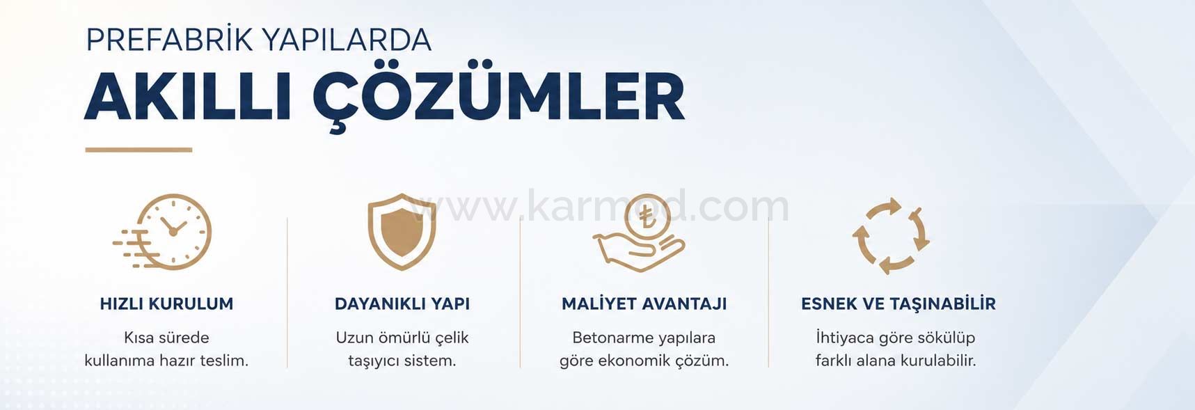 Prefabrik Yapılarda Çözümler